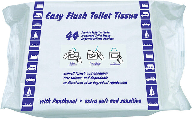 Feuchtes Toilettenpapier Yachticon Easy Flush Toiletten Inhalt 44 Tücher