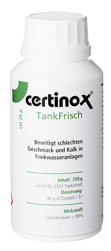 Tankreiniger certinox TankFrisch 25 P 250 g Pulver