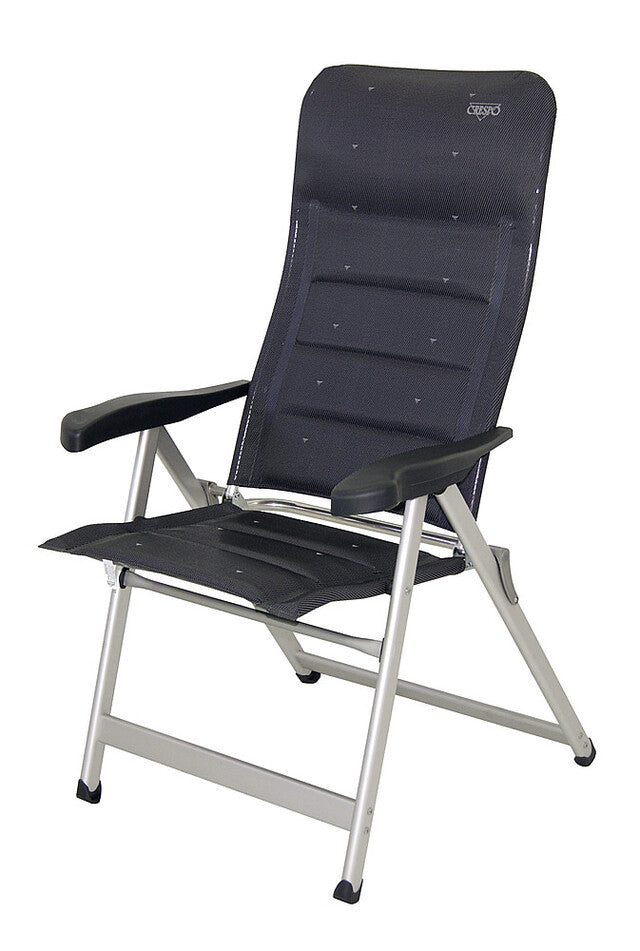 Deluxe CRESPO Campingstuhl Alu, 67x119x77 cm Farbe anthrazit – Vanstuff