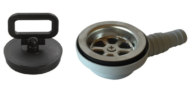 Ablauf mit Stöpsel CAN 11/2 Zoll, 90°-gewinkelt