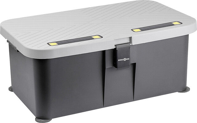 Boxstep BRUNNER Caravanstrittstufe mit Stauraum Farbe grau
