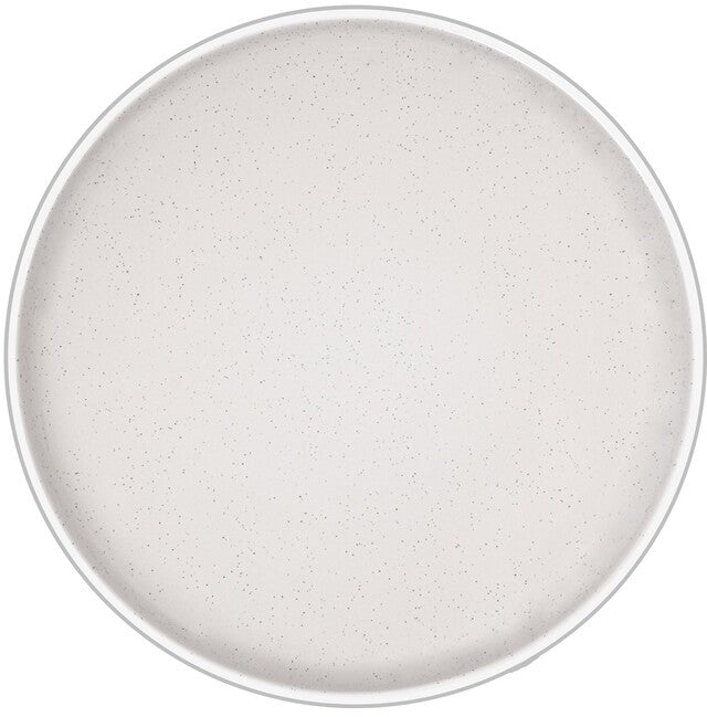 Essteller BRUNNER Dolomit Stone Touch, Durchm 26 cm. Farbe weiß