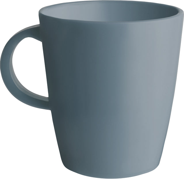 BRUNNER Dolomit Stone Touch mug with handle, 300 ml, denim color