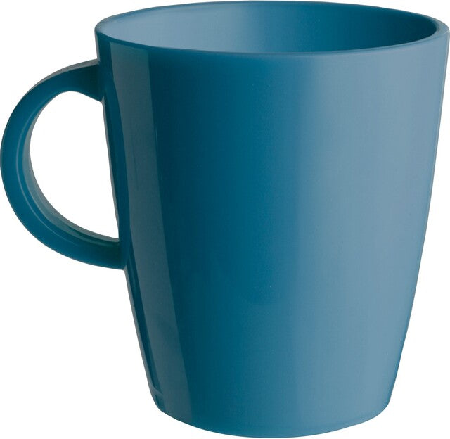 BRUNNER Dolomit Stone Touch mug with handle, 300 ml, denim color