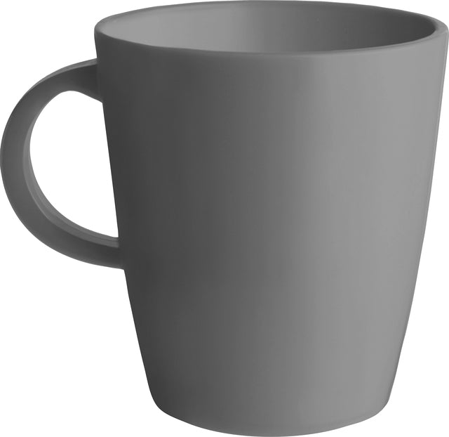 BRUNNER Dolomit Stone Touch mug with handle, 300 ml, color black/gray