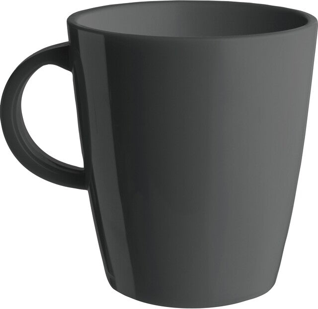 BRUNNER Dolomit Stone Touch mug with handle, 300 ml, color black/gray