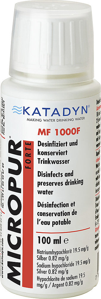 Trinkwasserdesinfektion Micropur Forte 1.000 F 100 ml
