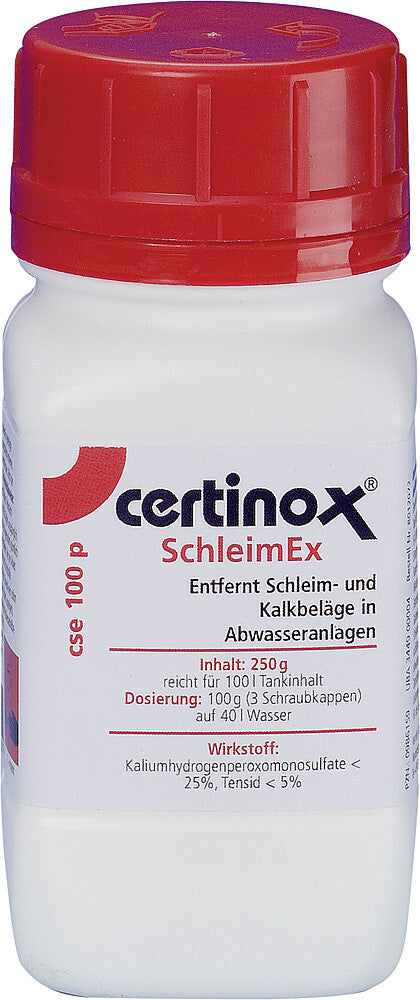 Tankreiniger certinox SchleimEx 100 p 250 g Pulver