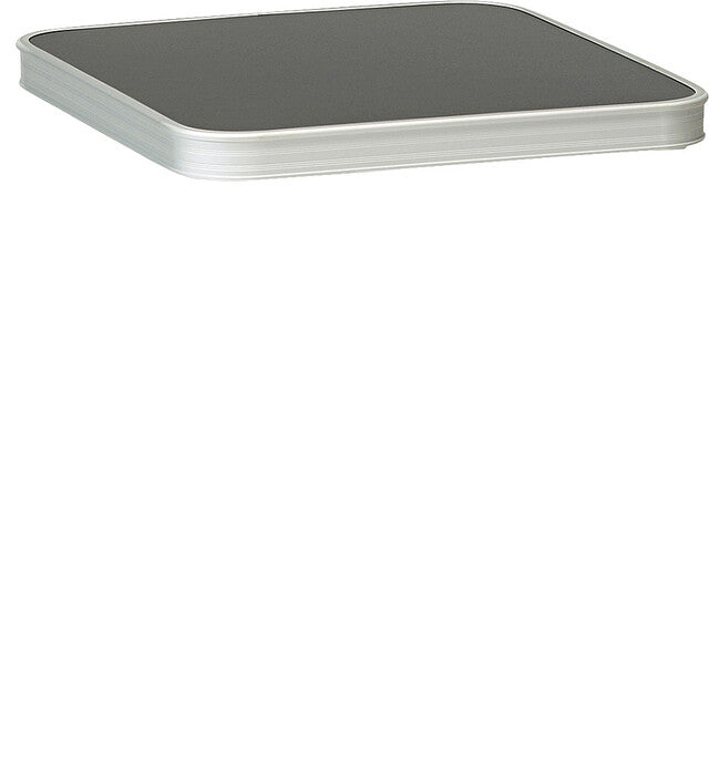 Isabella tabletop for stool, dark gray color.