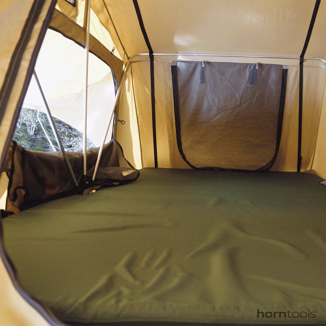 Roof tent horntools Desert I, color sand, without awning.