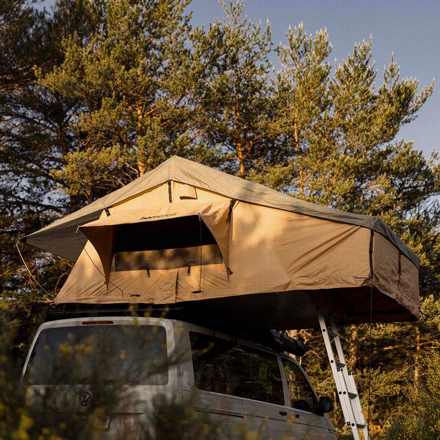 Roof tent horntools Desert I, color sand, without awning.