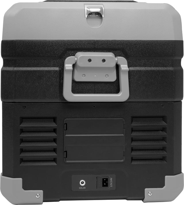 Compressor-powered refrigerator and freezer box Polarys freeze DZ45 45 l, color black/gray