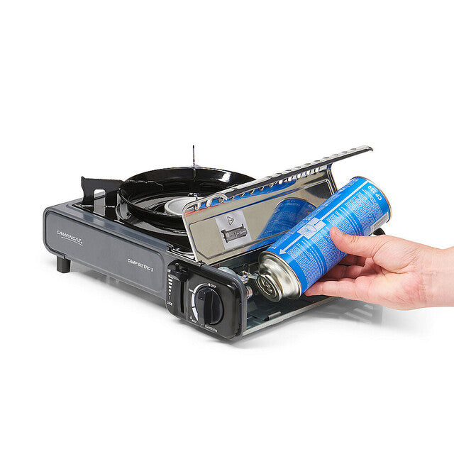 Campingkocher CAMPINGAZ Camp Bistro 3 13,7 x 32 x 36 cm Farbe schwarz / silber