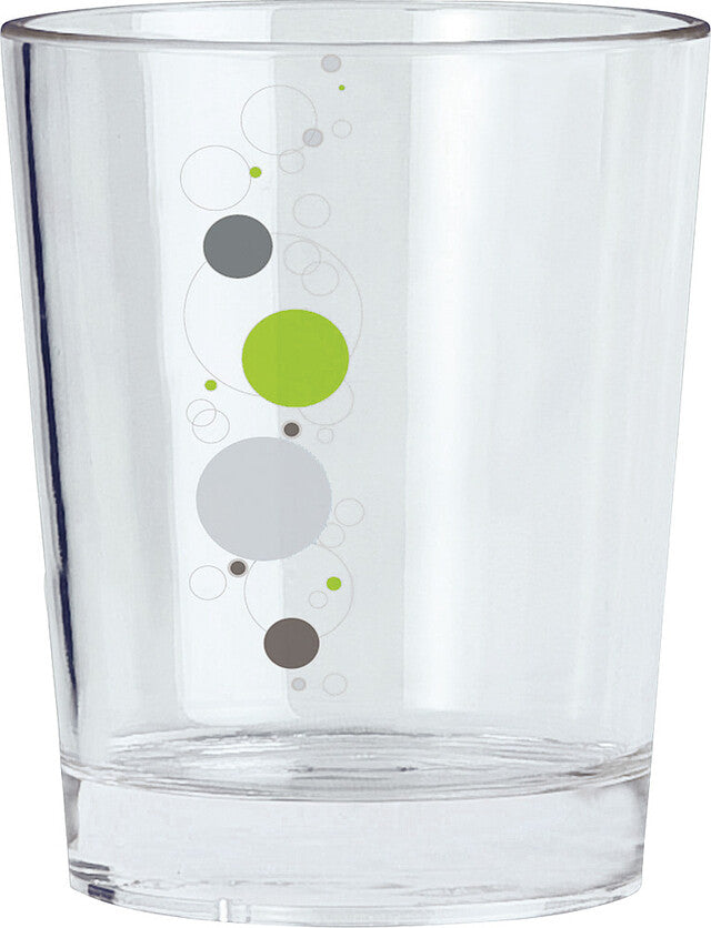 Glass SAN Brunner Space 300 ml Color: transparent / gray / lime