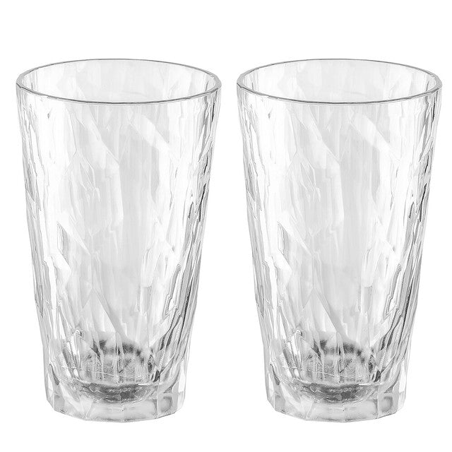 Trinkglas koziol CLUB No. 6  Superglas 300 ml, 2er-Set Farbe crystal clear