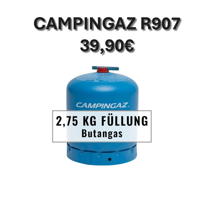 Kaufpreis Butangas Flasche leer blau 2,75kg Campingaz R907