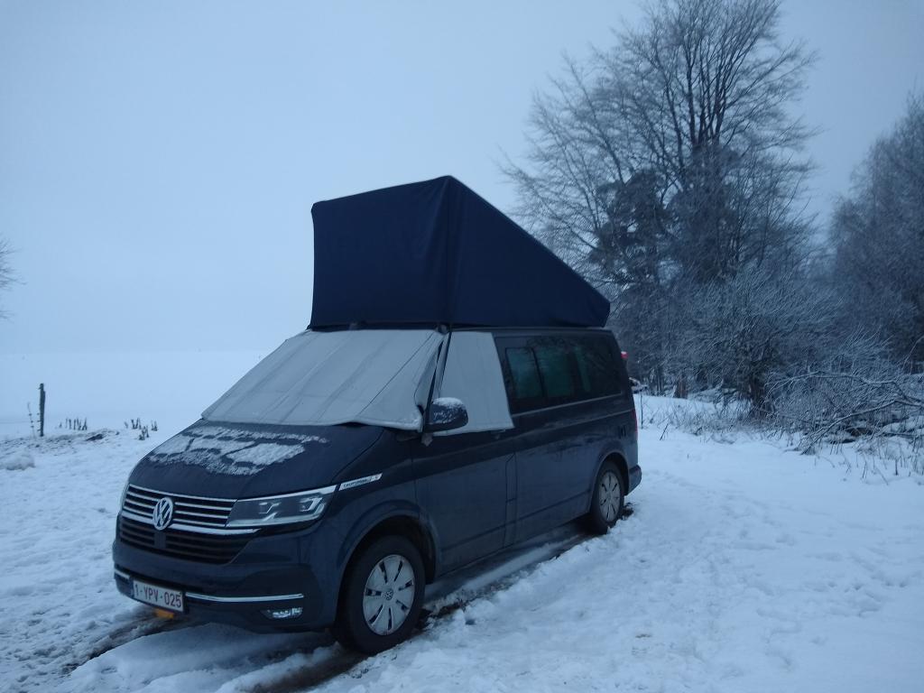 Housse thermique VW T5/T6/T6.1 avec couleurs unies SCA194
