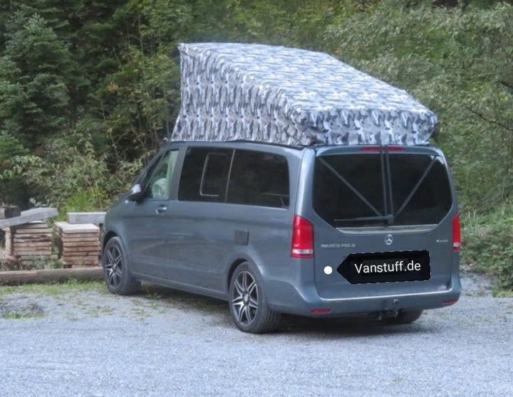 Thermo Cover passend für Mercedes Vito (W639 lang) mit Reimo Dach Camouflage
