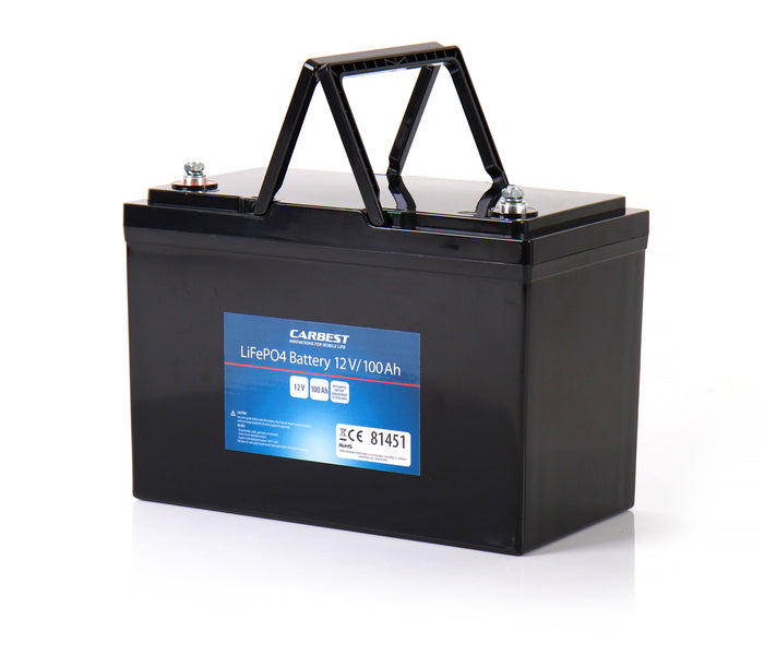 Carbest LiFePO4 Batterie Li100 - 100 Ah