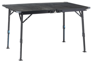 Tisch Flex 3-in-1 schwarz mit Bambusplatte