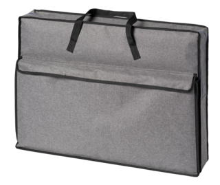 Tisch Flex 3-in-1 schwarz mit Bambusplatte