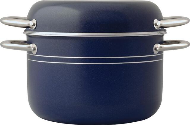 Pot set BEAVER BRAND FLAMINIA 24 EVO, 10 pcs. Color flameblue matt