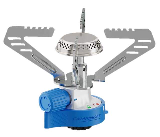 Gaskocher Camping Connect blau silber