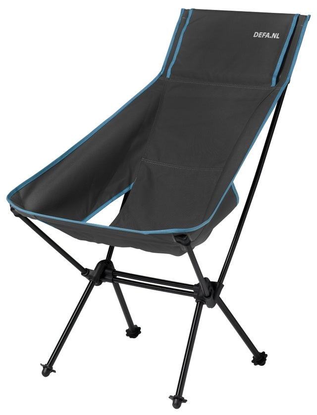 campingstuhl anthrazit Faltstuhl mit hoher Rückenlehne mit blauen Akzenten – Vanstuff Color:Matte Black/Blue Chrome + Bonus Yellow NYE Collection Google Sheets - Apps
