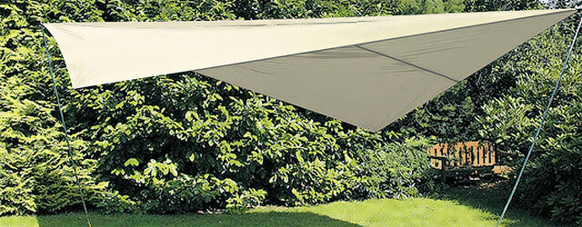 Sonnensegel 300 x 400 cm Farbe sand