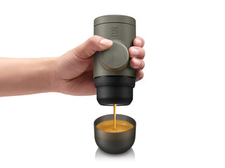 Espressomaschine Minipresso GR2 taupe für gemahlenen Kaffee