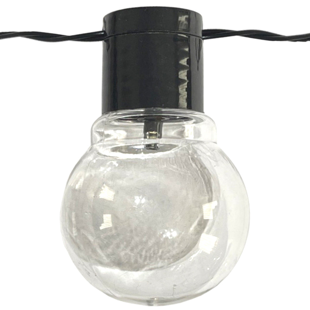 LED Lichterkette mit Solarpanel - Tag- und Nachtsensor - Prixa Sline - Warmweiß 3000K - 4.85 Meter - 20 LED's - Wasserdicht IP44