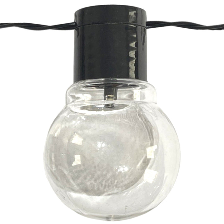LED Lichterkette mit Solarpanel - Tag- und Nachtsensor - Prixa Sline - Warmweiß 3000K - 4.85 Meter - 20 LED's - Wasserdicht IP44