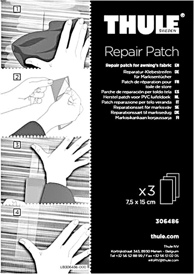 Reparatur Set Thule Repair Patch für Markisentücher