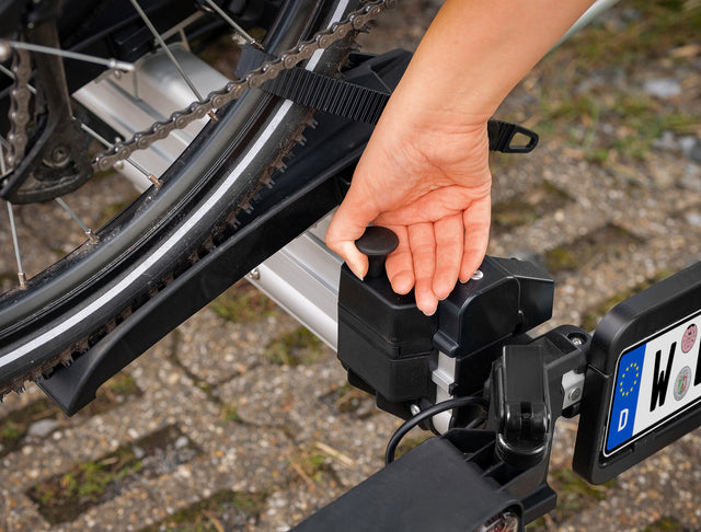 Fahrradträger EUFAB Flügeltür- kupplungsträger SD 260 Traglast 60 kg, 2 Fahrräder