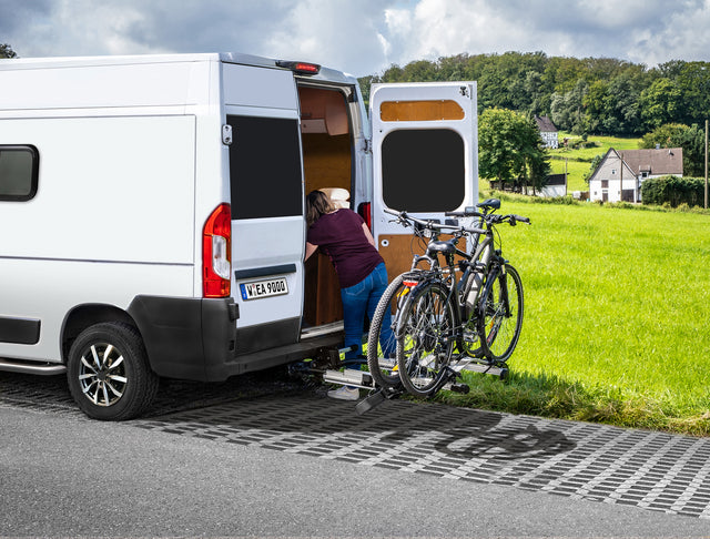 Fahrradträger EUFAB Flügeltür- kupplungsträger SD 260 Traglast 60 kg, 2 Fahrräder