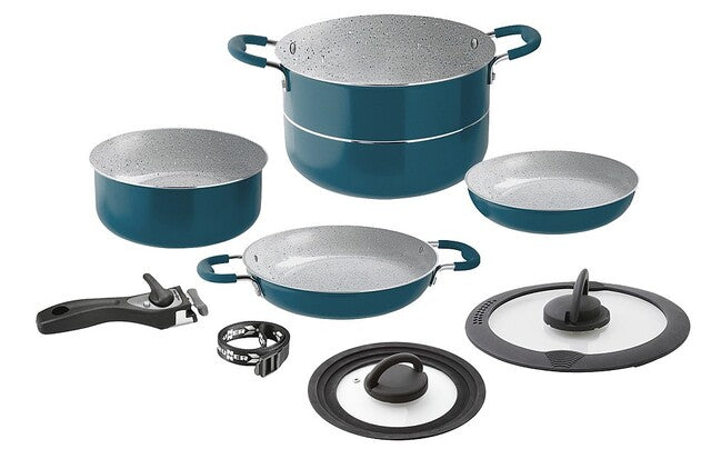 Topfset BRUNNER Carezza 7+1 8-tlg. Fb. blau – Vanstuff