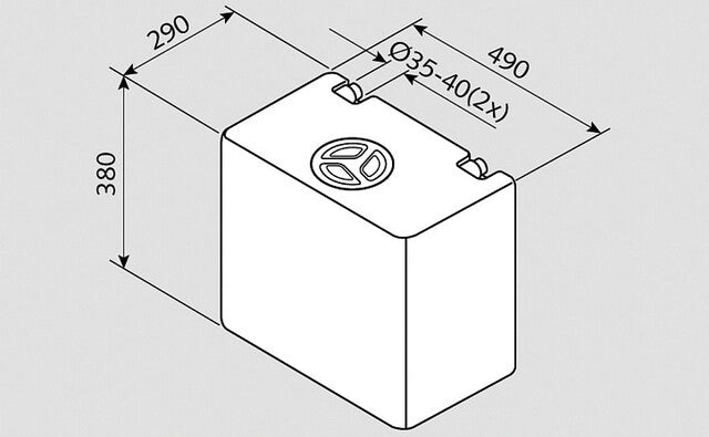 Frischwassertank Fusion 50 l EV 1004 _ V4-01 _