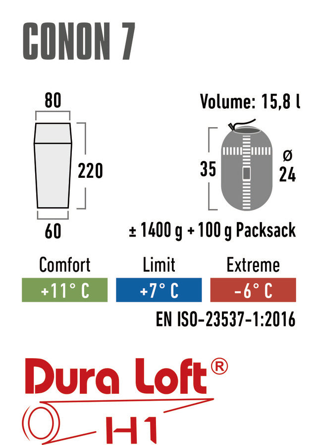 Schlafsack HighPeak Conon 7