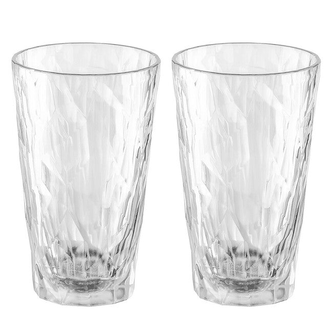 Trinkglas koziol CLUB No. 6  Superglas 300 ml, 2er-Set Farbe crystal clear