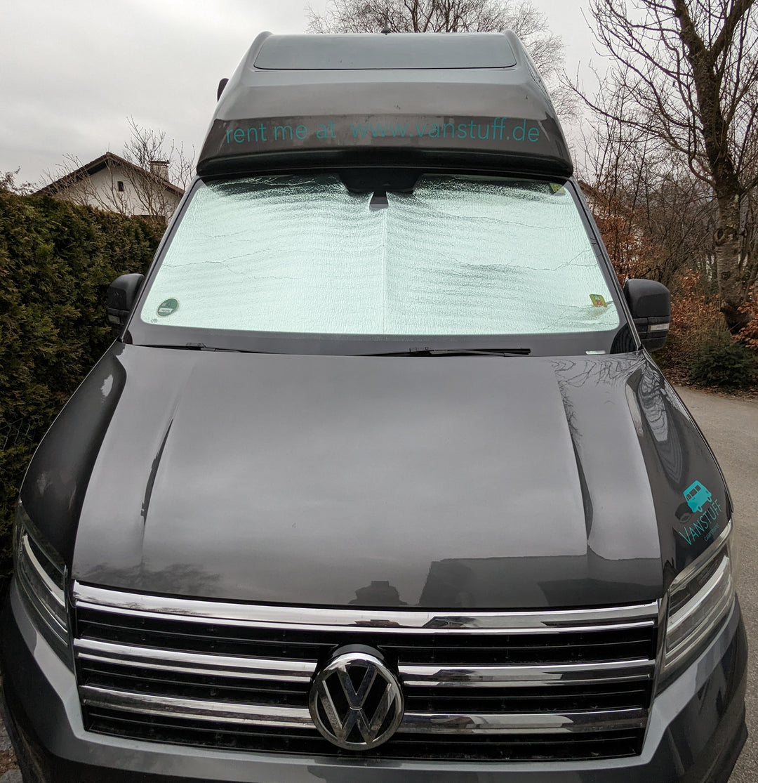 Thermo blinds VW Grand California / Crafter / MAN TGE with mirror (year 2017 - )